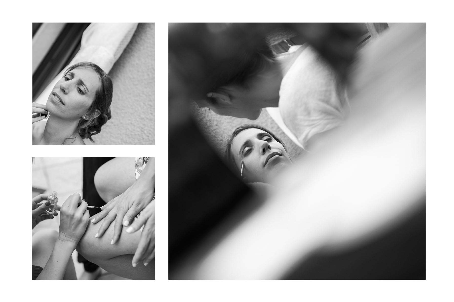 images de mariage, cérémonie civile en noir et blanc à Toulouse, haute garonne